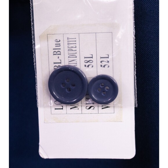 Alain Dupetit Sport Coat Jacket Blazer Sz 58L Poly Blend 2-Button Solid Blue NWT - Picture 8 of 16